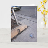 Carte avis (Fleur jaune)