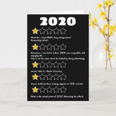 Carte Avis personnalisés surévalués 2020 (Fleur jaune)