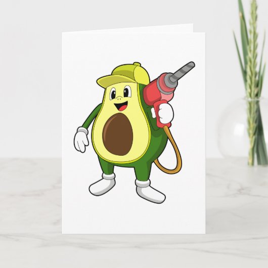 Carte Avocado en tant que artisan avec exercices (Devant)