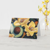 CARTE AVOCAT (Fleur jaune)