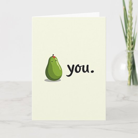 Carte Avocat Amour Vous (Devant)