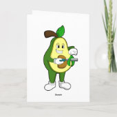 Carte Avocat coiffeur au rasoir (Dos)