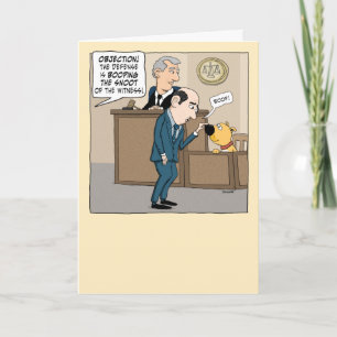 Carte Avocat mignon et drôle Boops Dog's Snoot Birthday