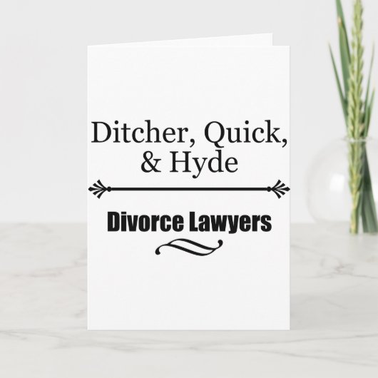 Carte Avocats de divorce (Devant)