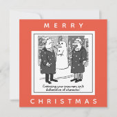 Carte Avocats diffamation de caractère Snowman (Devant)