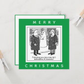 Carte Avocats diffamation de caractère Snowman (Devant/Arrière en situation)