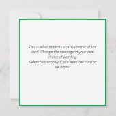 Carte Avocats diffamation de caractère Snowman (Dos)