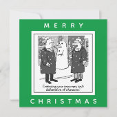 Carte Avocats diffamation de caractère Snowman (Devant)