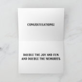 CARTE AVOIR DEUX DOUBLES LES SOUVENIRS/JOIE (Intérieur)