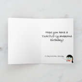 Carte Avoir un anniversaire à la Tortue (Intérieur)