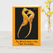 Carte Avoir un bébé (Fleur jaune)