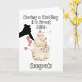 Carte Avoir un Mariage est un bon crime Alibi (Fleur jaune)