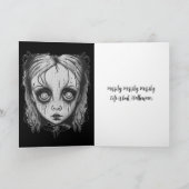 Carte Avoir une Halloween effrayante (Intérieur)