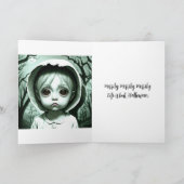 Carte Avoir une Halloween incroyablement horrible (Intérieur)