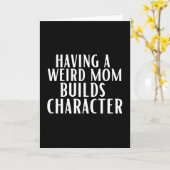 Carte Avoir Une Mère Étrange Construit Un Caractère (Fleur jaune)