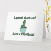 Carte Avoir une vasectomie (Fleur jaune)