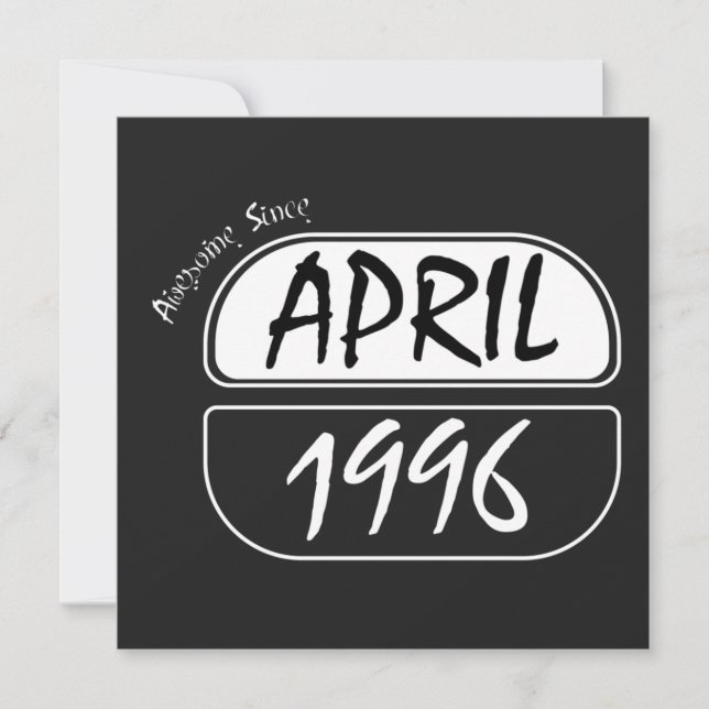 Carte avril 1996 (Devant)