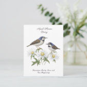 Carte Avril Mois de naissance Fleur Daisy Chéri Annivers (Debout devant)