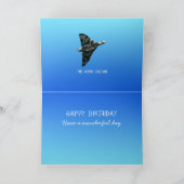 Carte Avro Vulcan Joyeux anniversaire personnalisé (Intérieur)