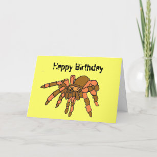Carte AW - Drôle Spider Birthday Card