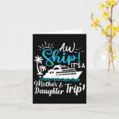 Carte Aw Expédition C'Est Une Mère Et Une Fille Voyage C (Fleur jaune)