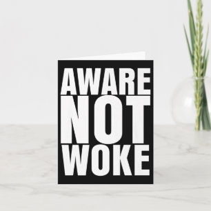 Carte Aware Not Woke _ Anti-woke Apparel Premium _1