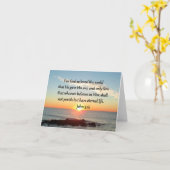 CARTE AWE-INSPIRING JOHN 3:16 SCELER (Fleur jaune)