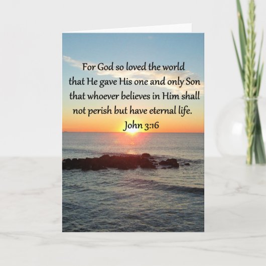 CARTE AWE-INSPIRING JOHN 3:16 SCELER (Devant)