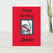 Carte Awesome Cute Ninja (Devant)