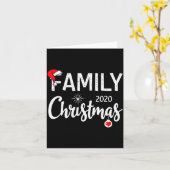 Carte Awesome Family Christmas 2020 (Fleur jaune)