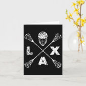 Carte Axe croisé Lacrosse (Fleur jaune)