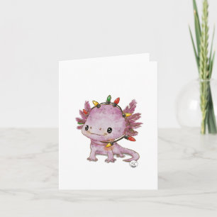 Carte Axolotl Festif