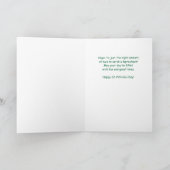 Carte Axolotl habillé pour la Saint Patrick (Intérieur)