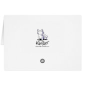 Carte Aye-aye Lemur Note (Dos Horizontal)