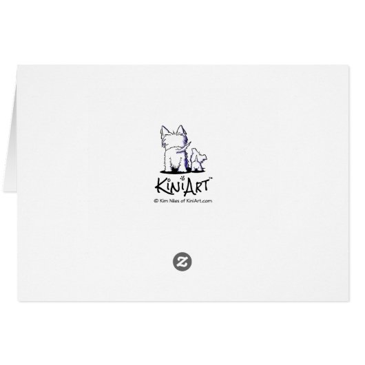 Carte Aye-aye Lemur Note (Dos Horizontal)