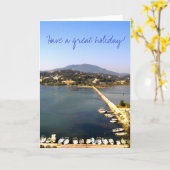 Carte Ayez de grandes vacances ! (Fleur jaune)