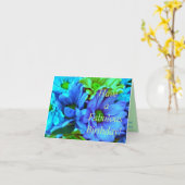 Carte Ayez un anniversaire fabuleux ! (Fleur jaune)