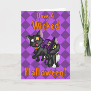 Carte Ayez un Halloween mauvais !