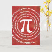 Carte Ayez un jour heureux et irrationnel de pi ! (Fleur jaune)