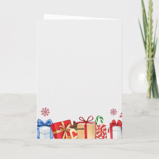 Carte Ayez un joyeux petit nom de Noël (Dos)