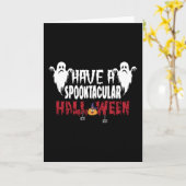 Carte Ayez un Spooktacular (Fleur jaune)