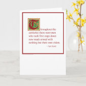 Carte Ayn Rand (Fleur jaune)