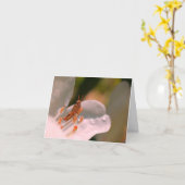 Carte Azalea Flower And Grasshopper Personalized Note (Fleur jaune)