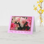 Carte "Azaleas #1" (Fleur jaune)