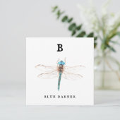 Carte "B" Bleu Darner (Debout devant)