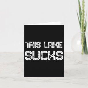 Carte B Crappie Poisson Lure Dire Drôle Pêche Ce Lac