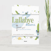 Carte B de bébé de l'espace (Dos)