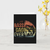 Carte B Papa Jamais Pêche Cadeaux Papa Anniversaire Vint (Fleur jaune)