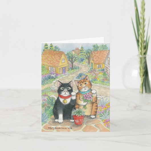 Carte B & T #51 Voisin Bonjour Note (Devant)