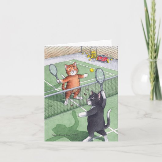 Carte B & T #56 Tennis Anniversaire Note (Devant)